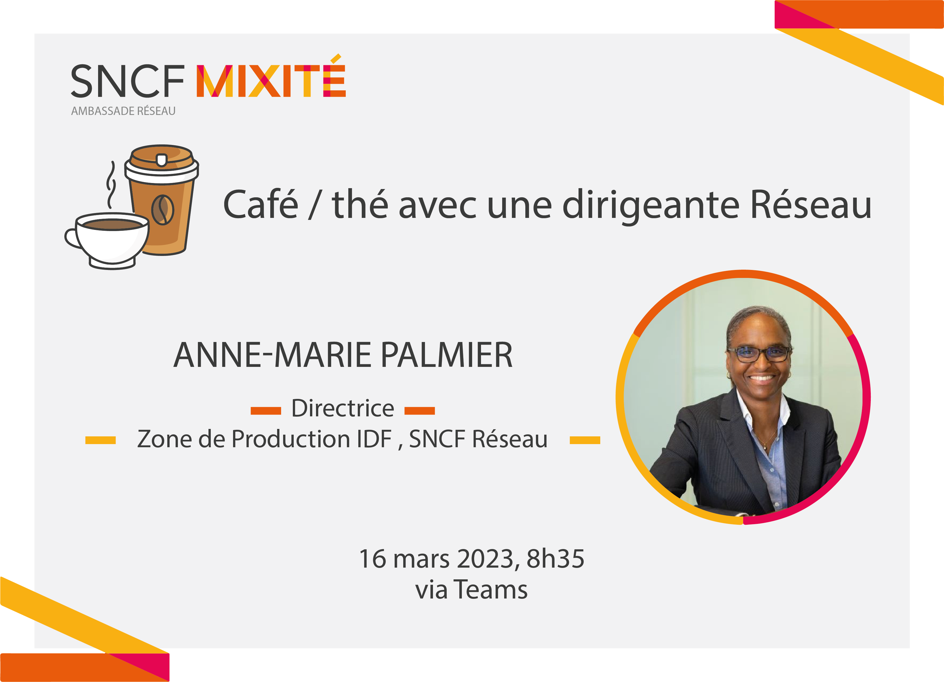 Café/Thé avec Anne-Marie Palmier